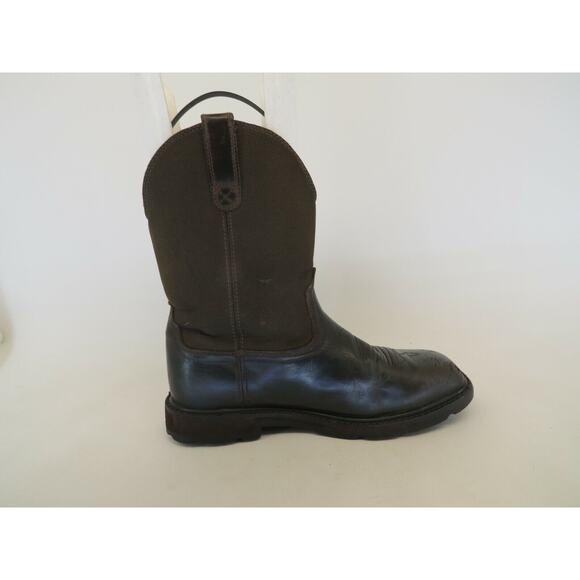Ariat Brown Leather Steel Toe Waterproof Cowboy Western Boots Mens Size 9 EE main image 8